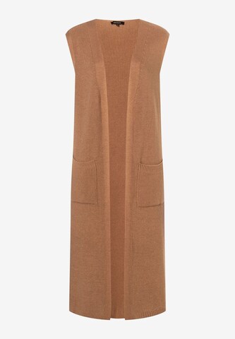 MORE & MORE Knitted Vest in Beige: front