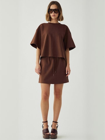 Gonna ' N-Mano ' di Noella in marrone: frontale