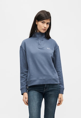 Pepe Jeans Sweatshirt in Blauw: voorkant