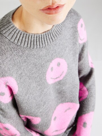 ONLY Pullover 'WINK' in Grau