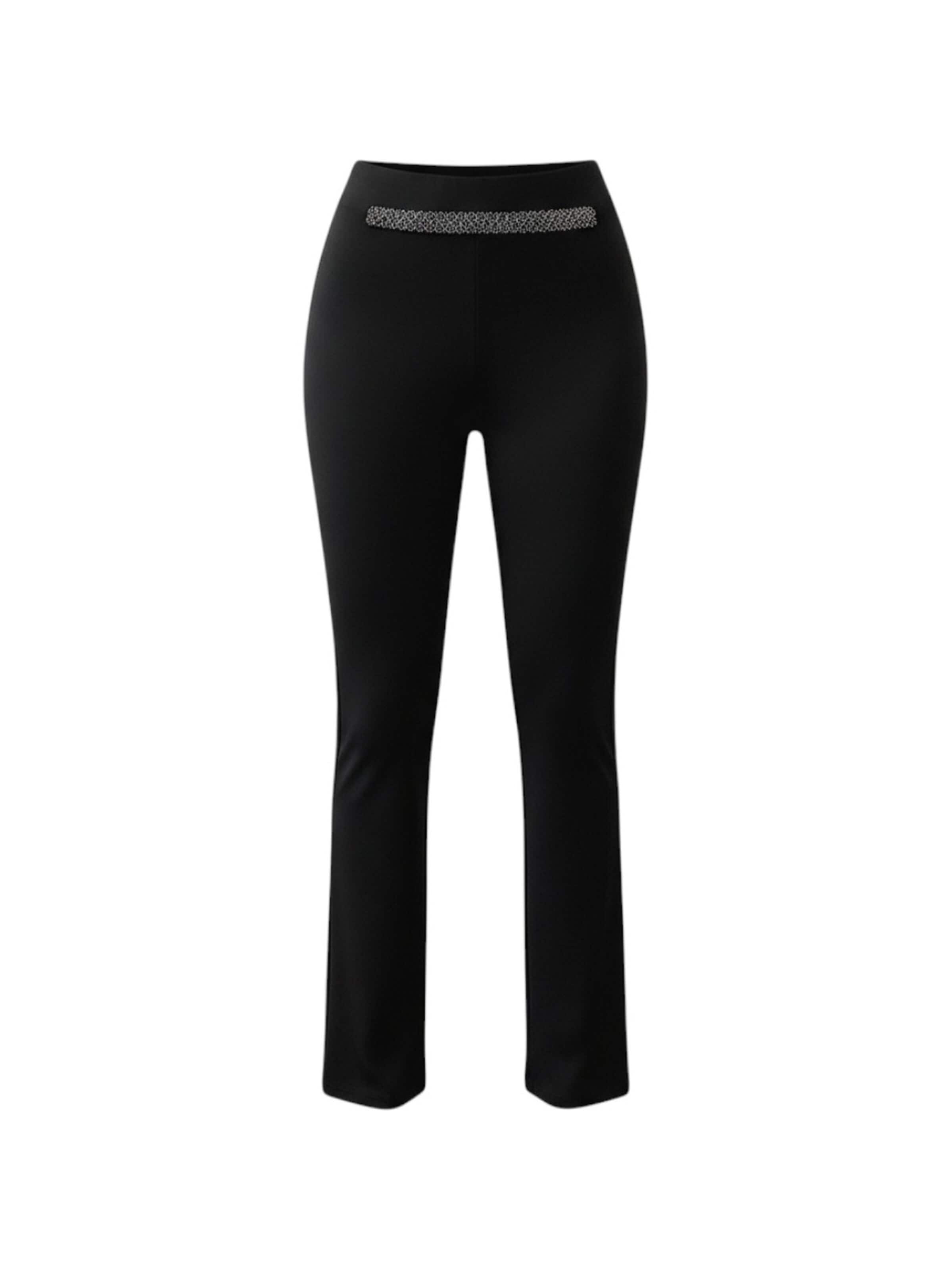 Ocoza Regular Pants in Black: front