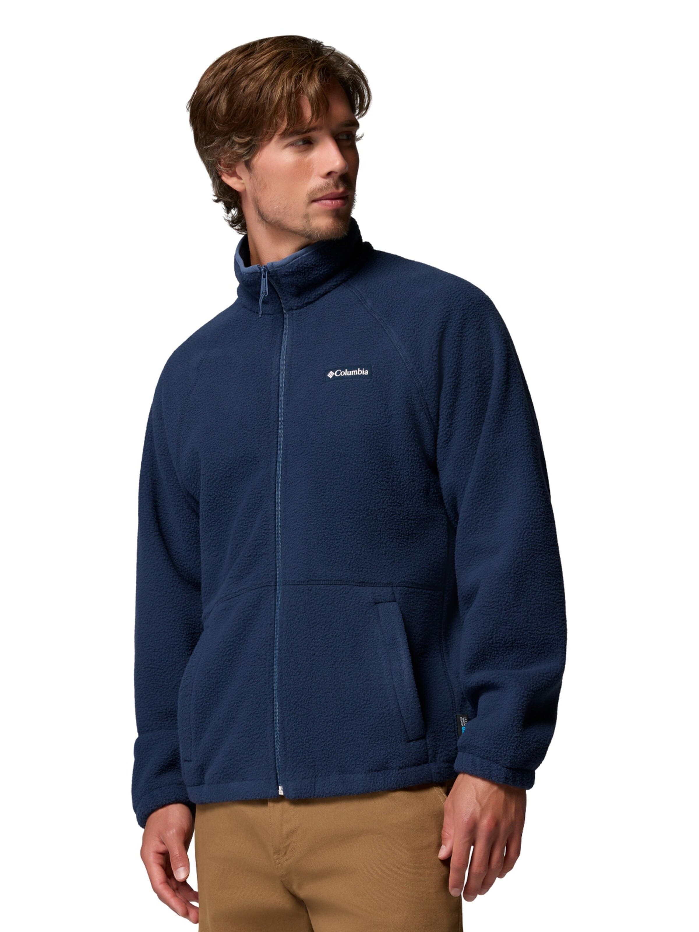 COLUMBIA Fleece jas 'Columbia Timber Crest Full Zip Fleece' in Blauw