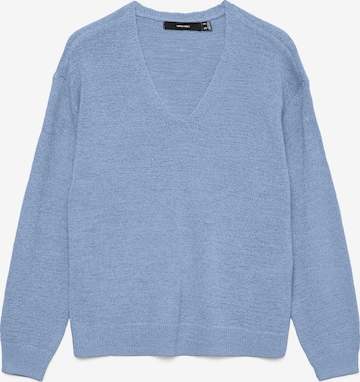 VERO MODA Sweter 'VMCHARITY' w kolorze niebieski: przód