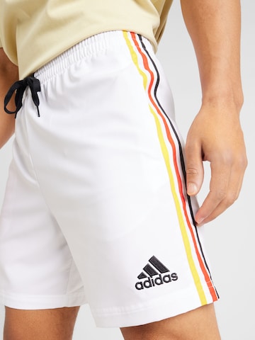 ADIDAS SPORTSWEAR - Regular Calças de desporto 'DFB DNA' em branco