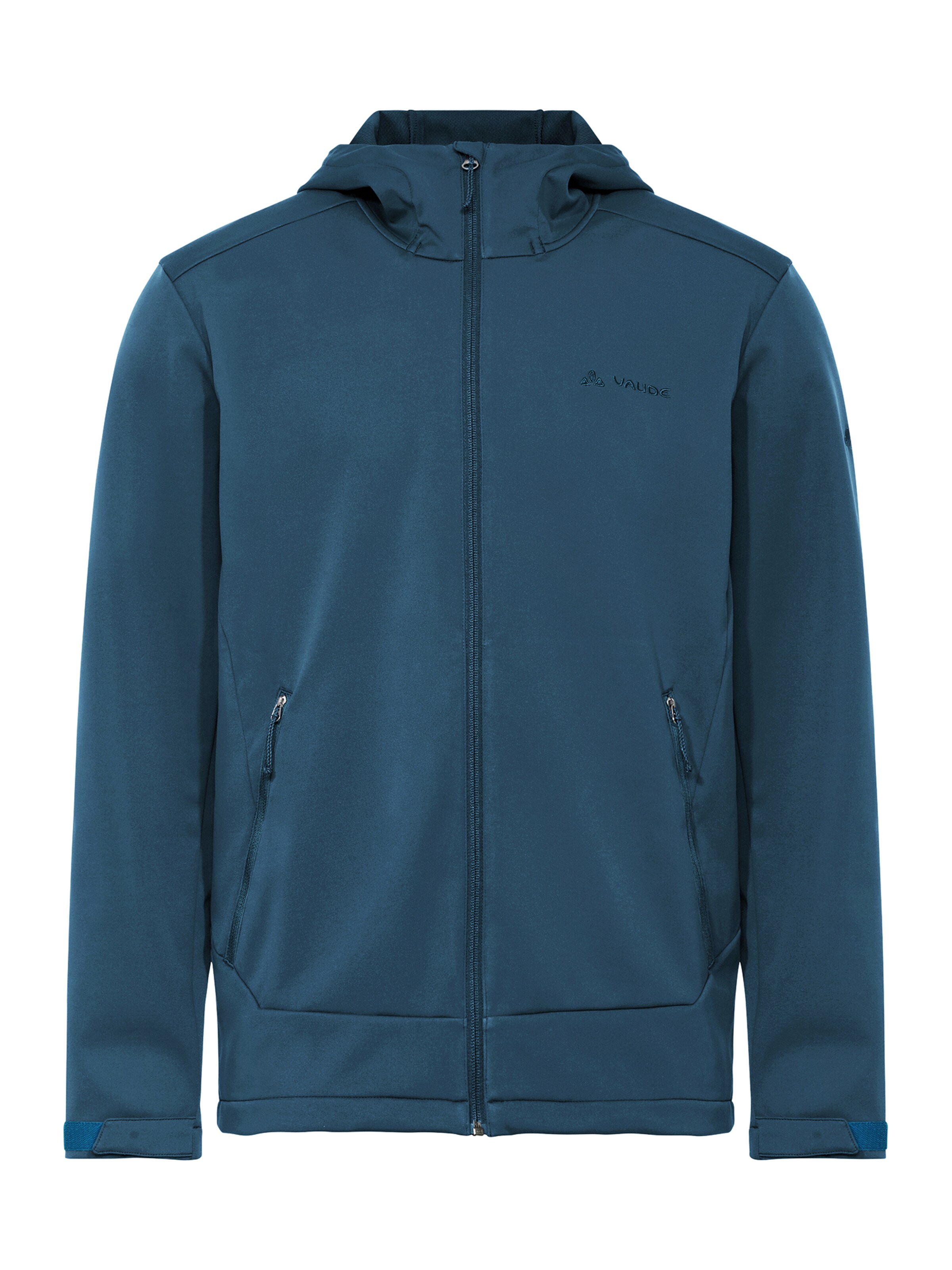 VAUDE Outdoorjas 'Everhike' in de kleur Enziaan, Productweergave