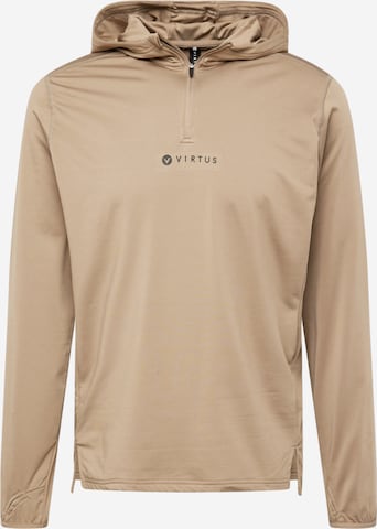 VirtusSportska sweater majica 'Bale' - smeđa boja: prednji dio