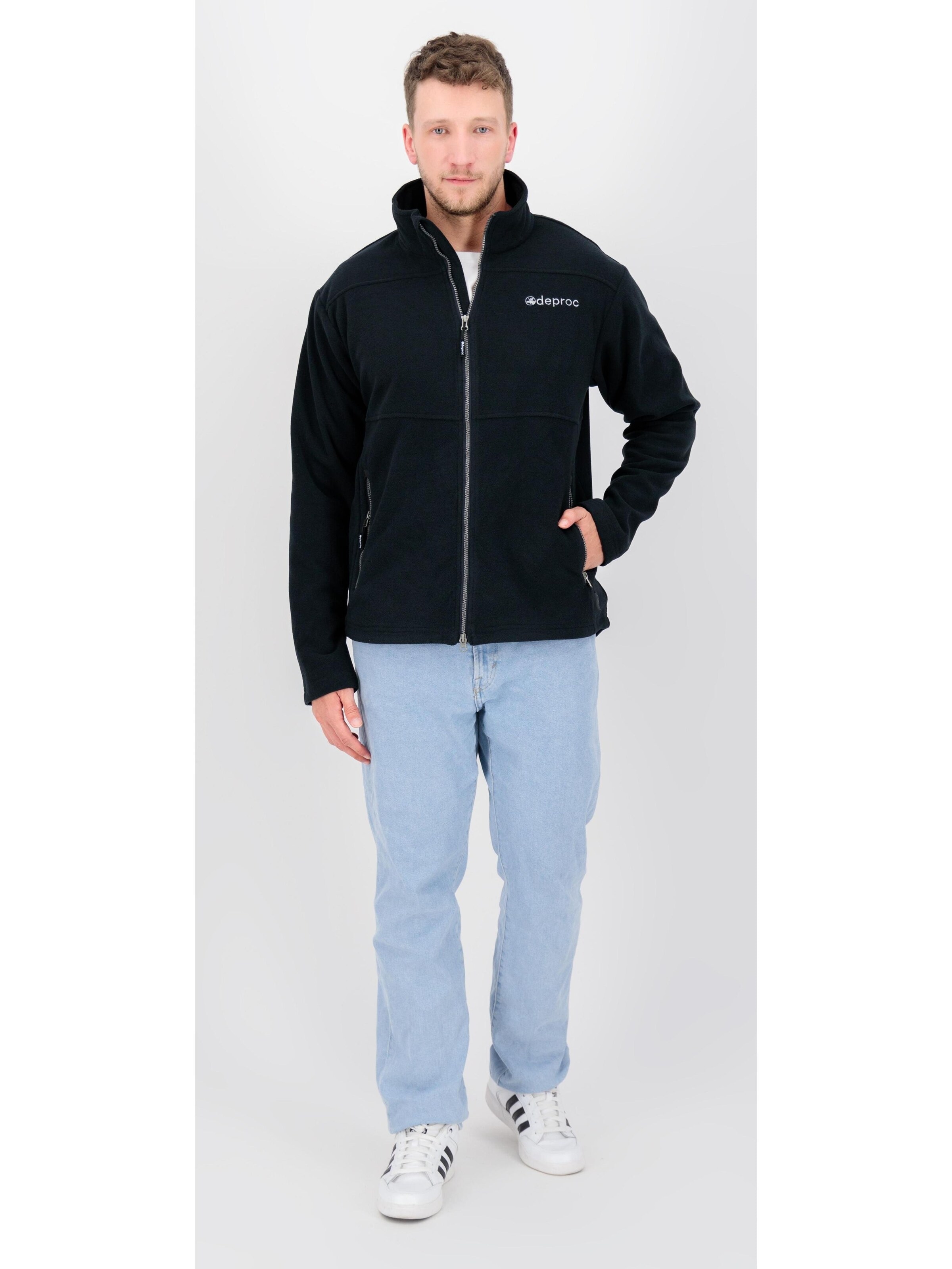 deproc Fleece jacket 'SEWARD MN' in Grey