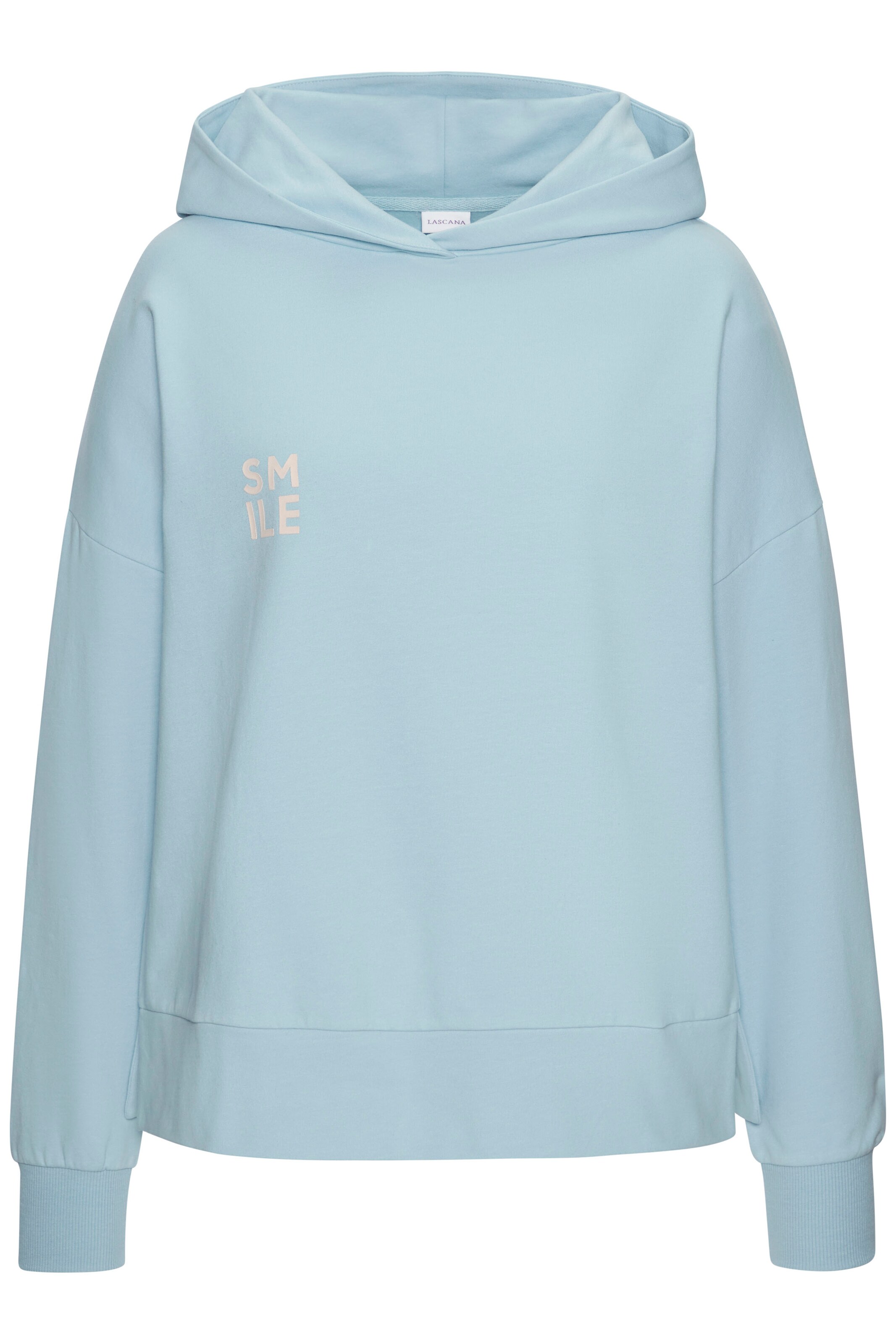 LASCANA Sweatshirt in Blue: front