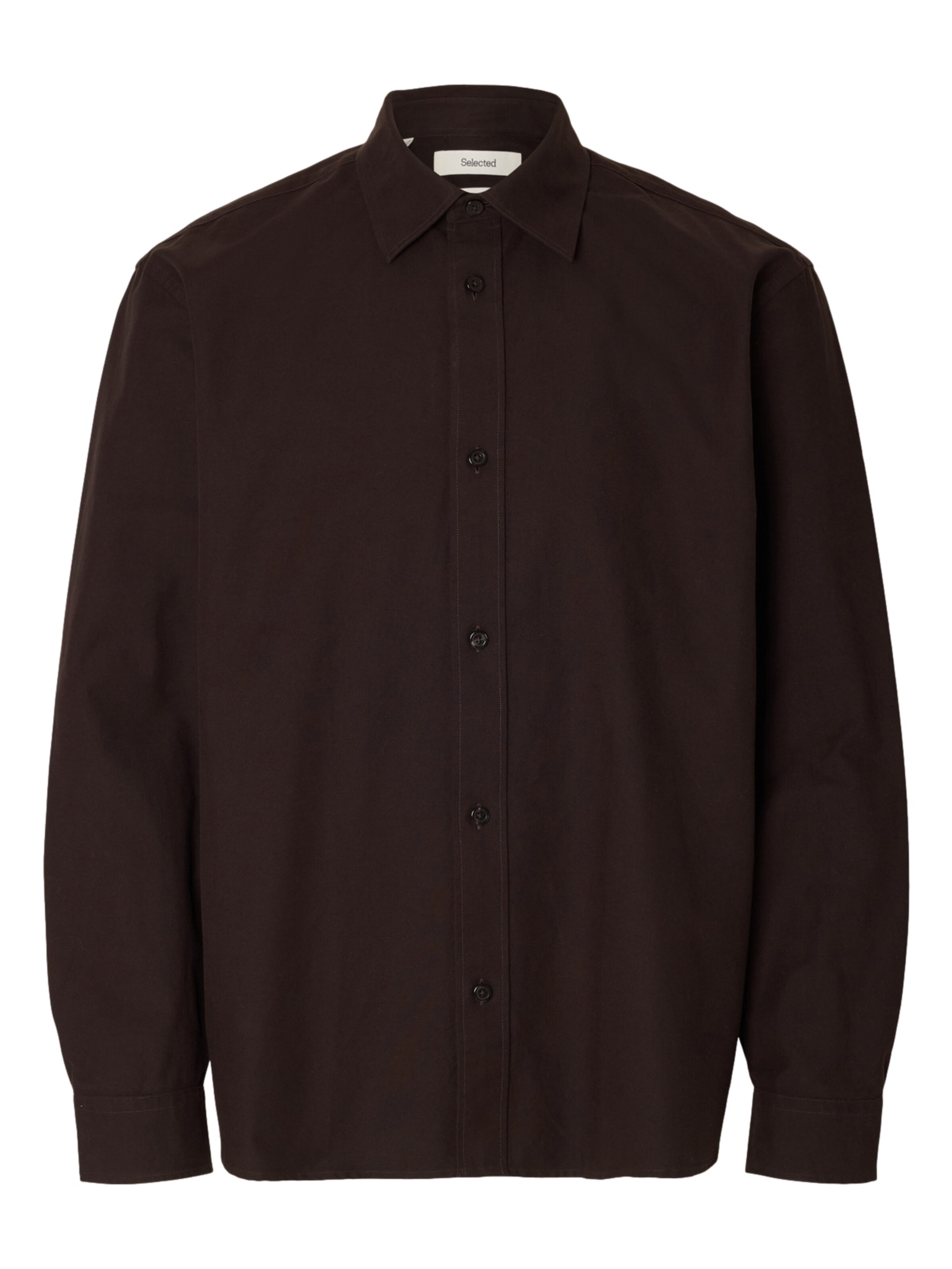 SELECTED HOMME Comfort fit Overhemd 'Sinus' in Bruin: voorkant