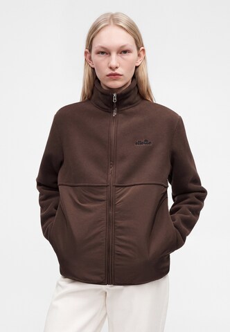 ELLESSE - Chaqueta polar 'Valaperta' en marrón: frente