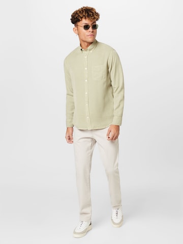 Coupe regular Chemise 'Levon' NN07 en vert