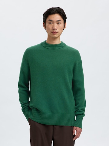 SELECTED - Jersey en verde: frente