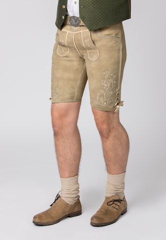 STOCKERPOINT - regular Pantalón tradicional 'Edgar' en marrón: frente