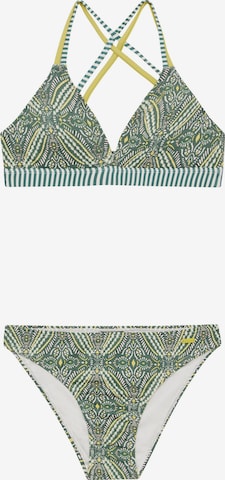 PROTEST Triangel Bikini 'PRTGummy JR' in Grün: Vorderseite