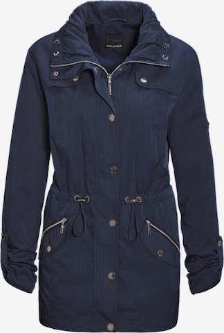 Goldner Between-Season Jacket in Blue: front