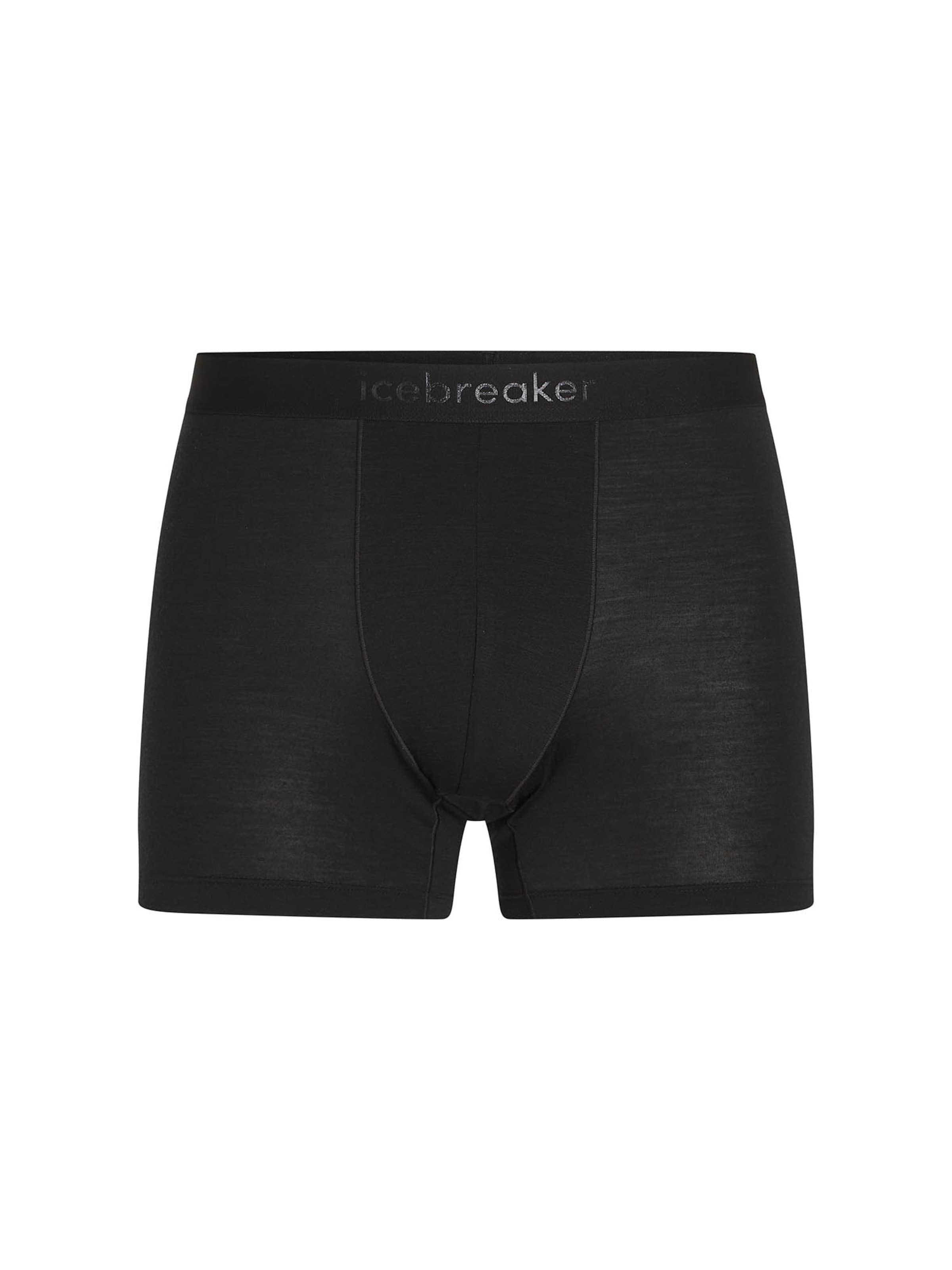 ICEBREAKERSportske gaće 'M Mer 125' - crna boja: prednji dio
