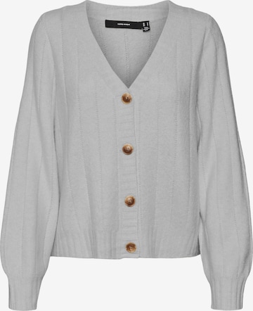 VERO MODA Knit cardigan 'MAXIN' in Grey: front