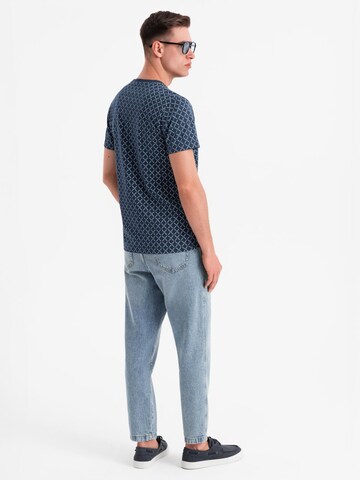 Ombre Shirt in Blauw
