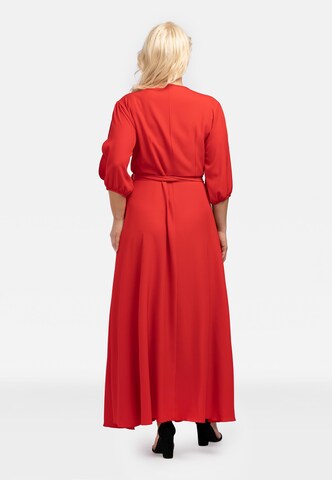 Karko Abendkleid ' DRAGONA ' in Rot