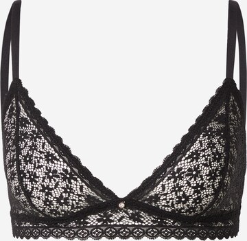 River Island Triangle Bra 'DAISY' in Black: front