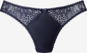 VIVANCE Thong in Blue: front