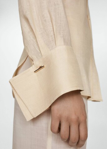 MANGO Bluse 'Luca' in Beige