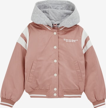 rožinė WE Fashion Demisezoninė striukė: priekis
