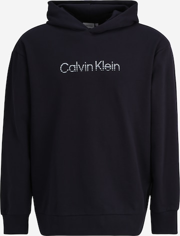 Calvin Klein Big & Tall Mikina – modrá: přední strana