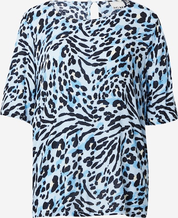 ICHI Shirt 'MARRAKECH' in Blauw: voorkant