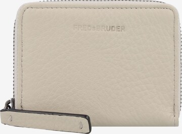 FREDsBRUDER Wallet in Beige: front