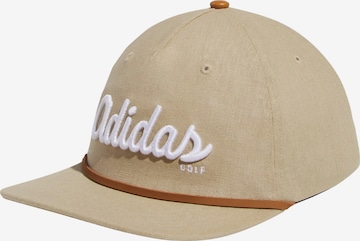 ADIDAS PERFORMANCE Athletic Cap in Beige: front