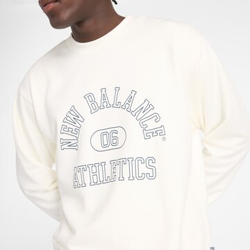 Sweat-shirt new balance en blanc