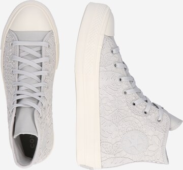 CONVERSE Sneakers hoog 'Chuck Taylor All Star Lift' in Grijs