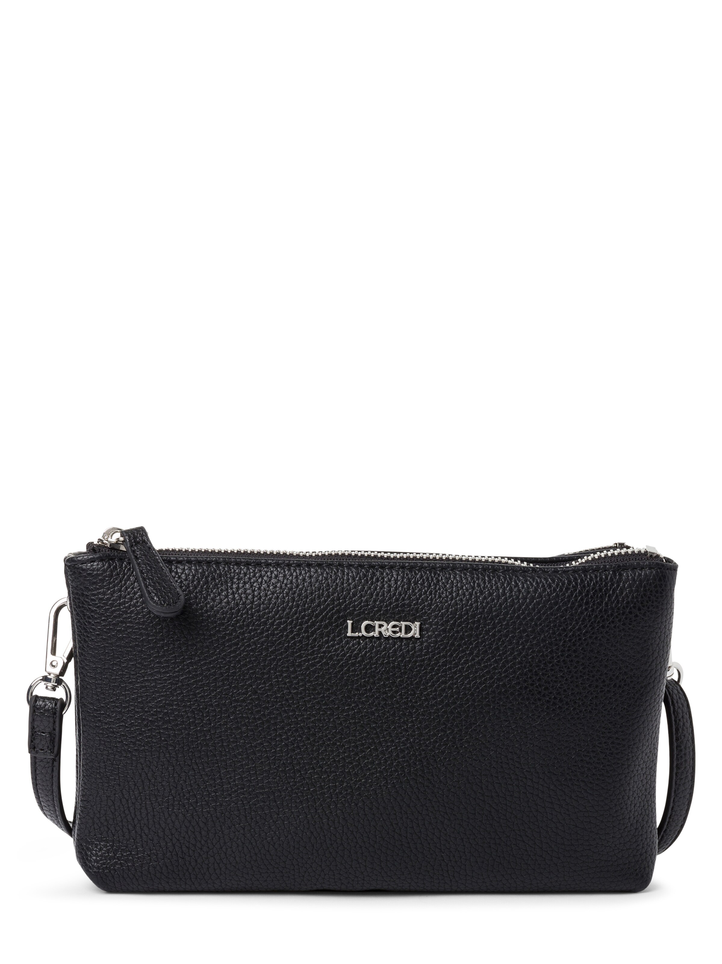 L.CREDI Crossbody Bag ' Ella ' in Black: front