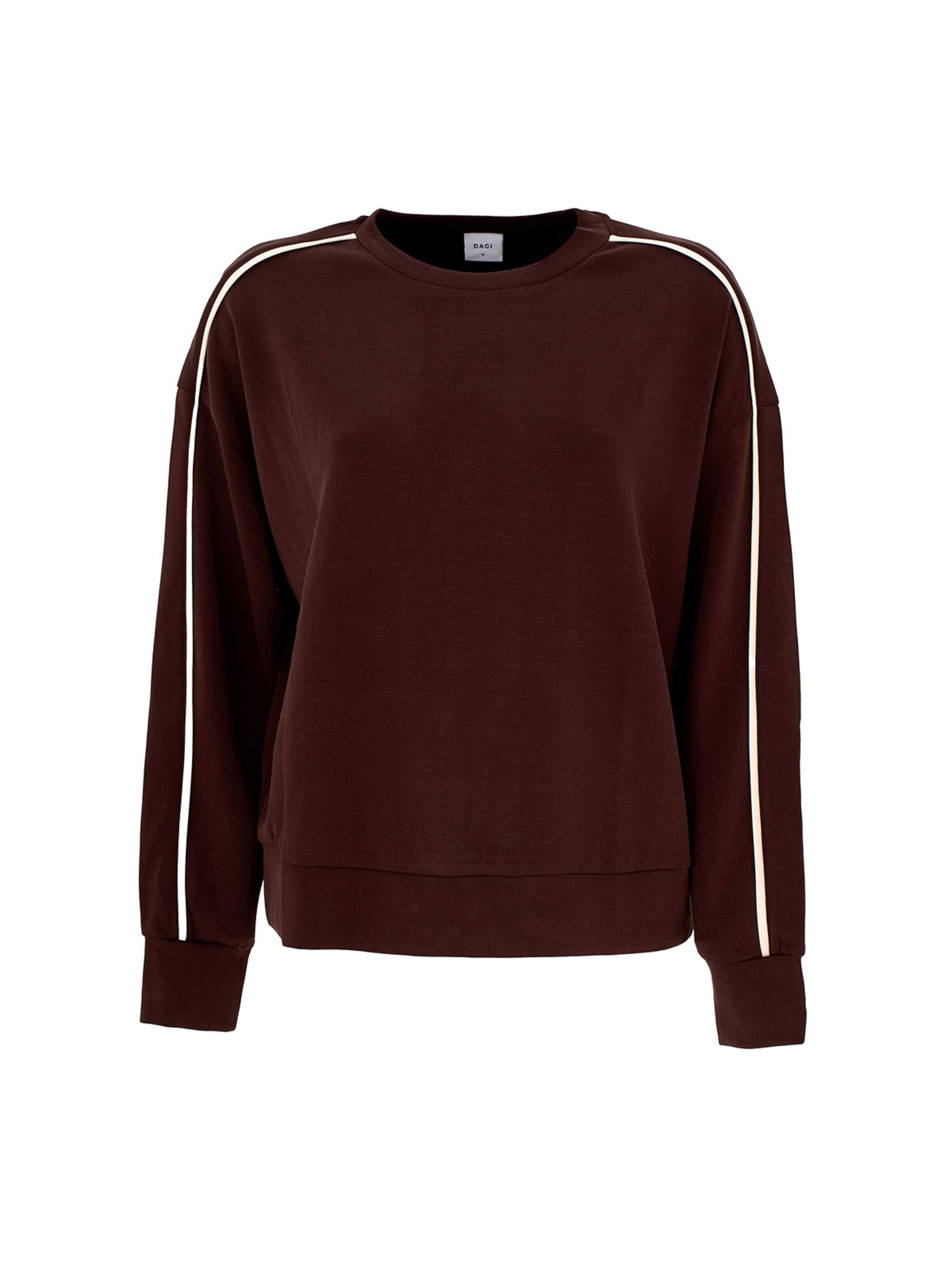 Dagi Sweatshirt in Bruin: voorkant