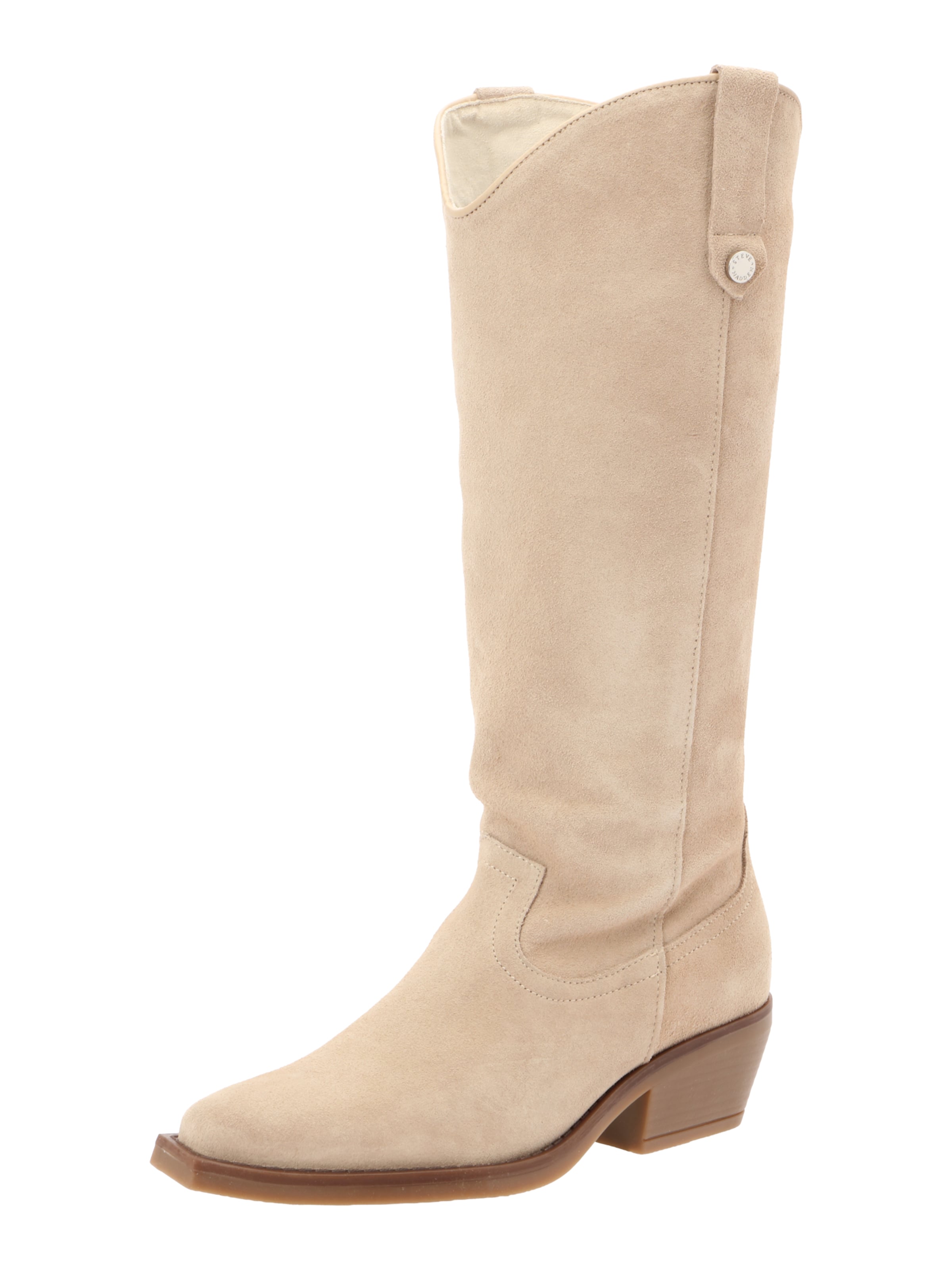 STEVE MADDEN Ковбойские сапоги 'Wiraya' в Бежевый: спереди