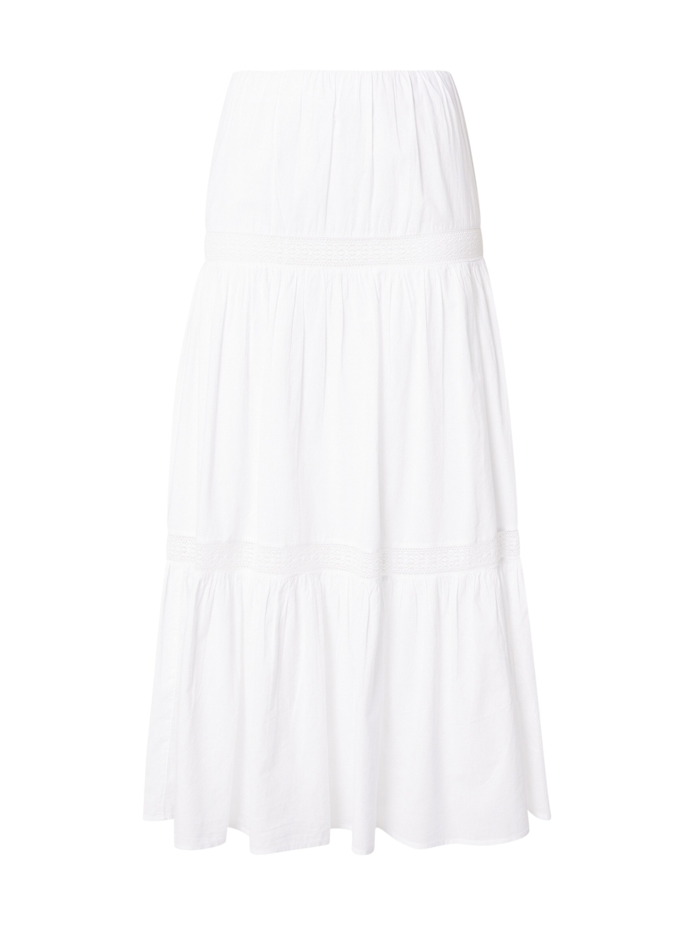 Gina Tricot Hame värissä valkoinen: etupuoli