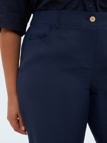 Wide leg Pantaloni di Fiorella Rubino in blu