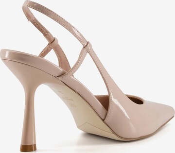 Dune LONDON Slingback Pumps 'CABANNA' in Beige