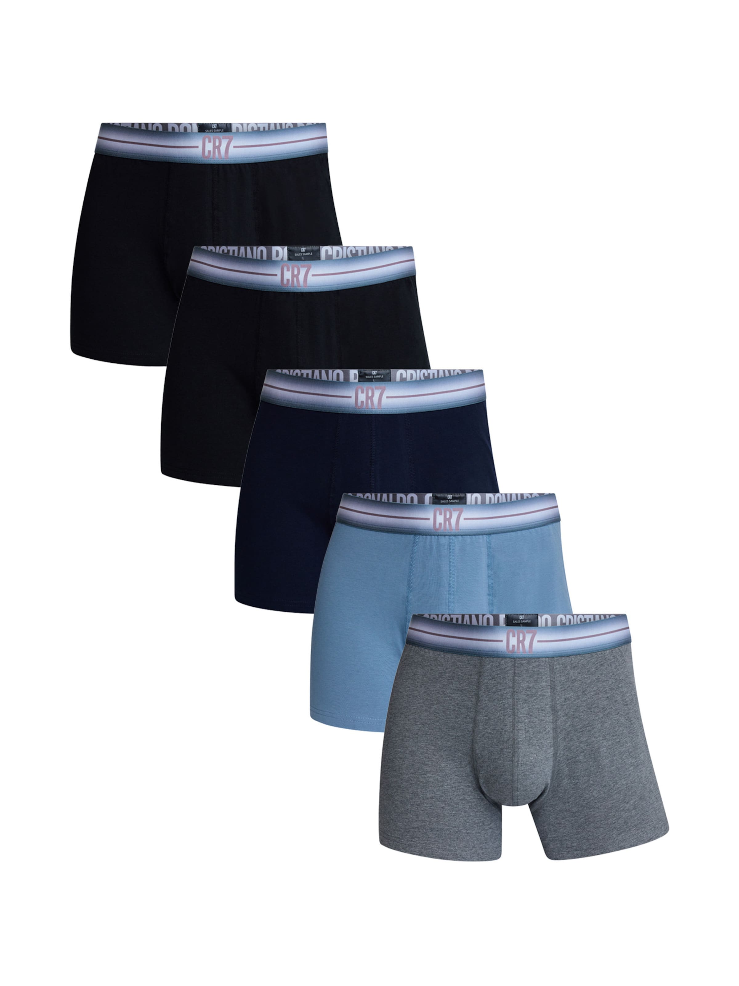 Boxers ' Basic Trunk Organic ' CR7 - Cristiano Ronaldo en mélange de couleurs : devant