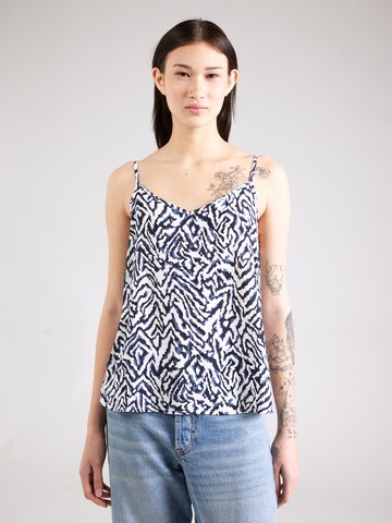 ONLY Top 'ONLNOVA LIFE PARIS' in Blauw: voorkant