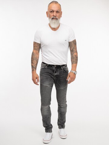 Rock Creek Slimfit Jeans in Grau