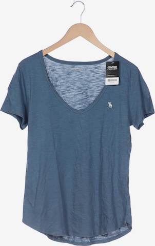 Abercrombie & Fitch T-Shirt L in Blau: predná strana