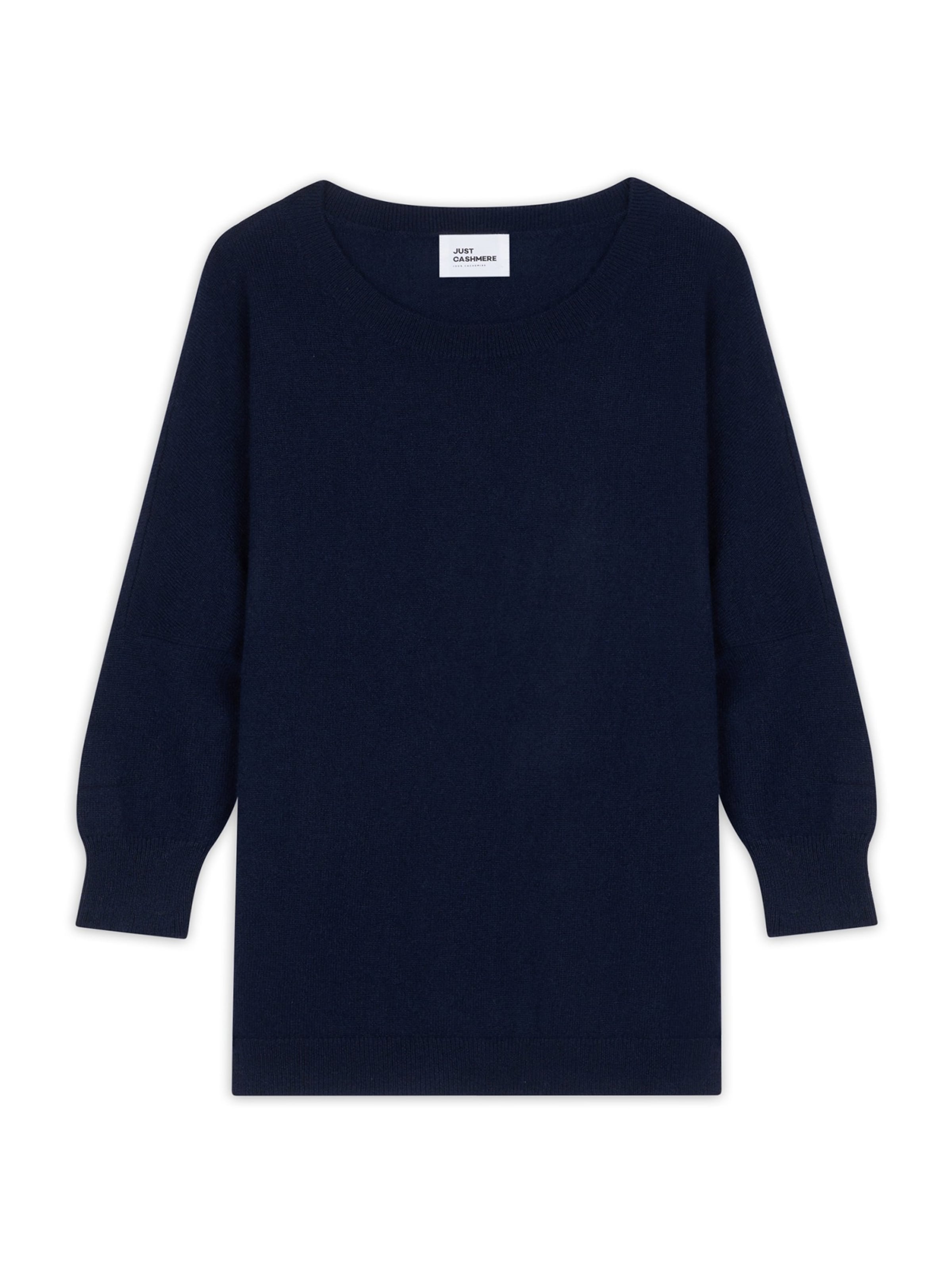 JUST CASHMERE Pulóver 'Rebecca' - kék: elől