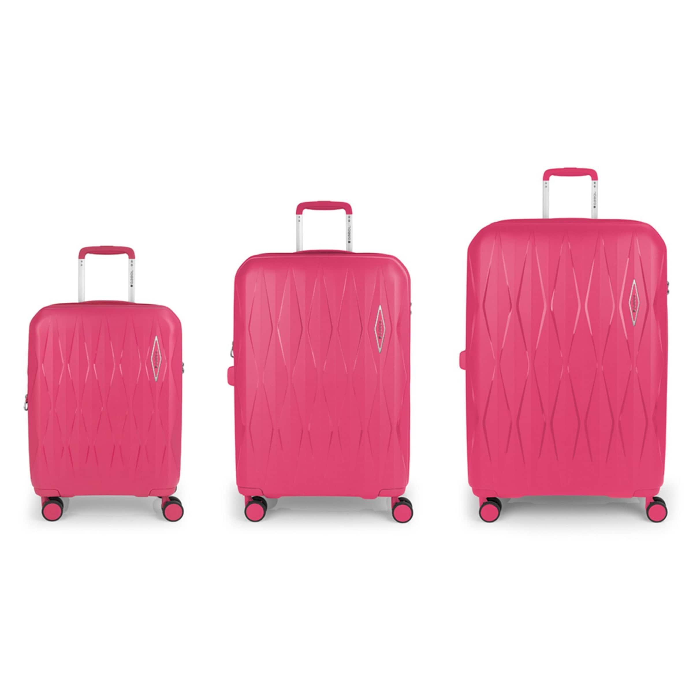Ensemble de bagages 'Infinity' Gabol en rose : devant