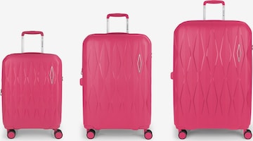 Gabol Kofferset 'Infinity' in Pink: Vorderseite