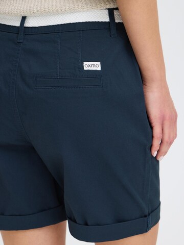 Oxmo Regular Chinoshorts inkl. Gürtel in Blau