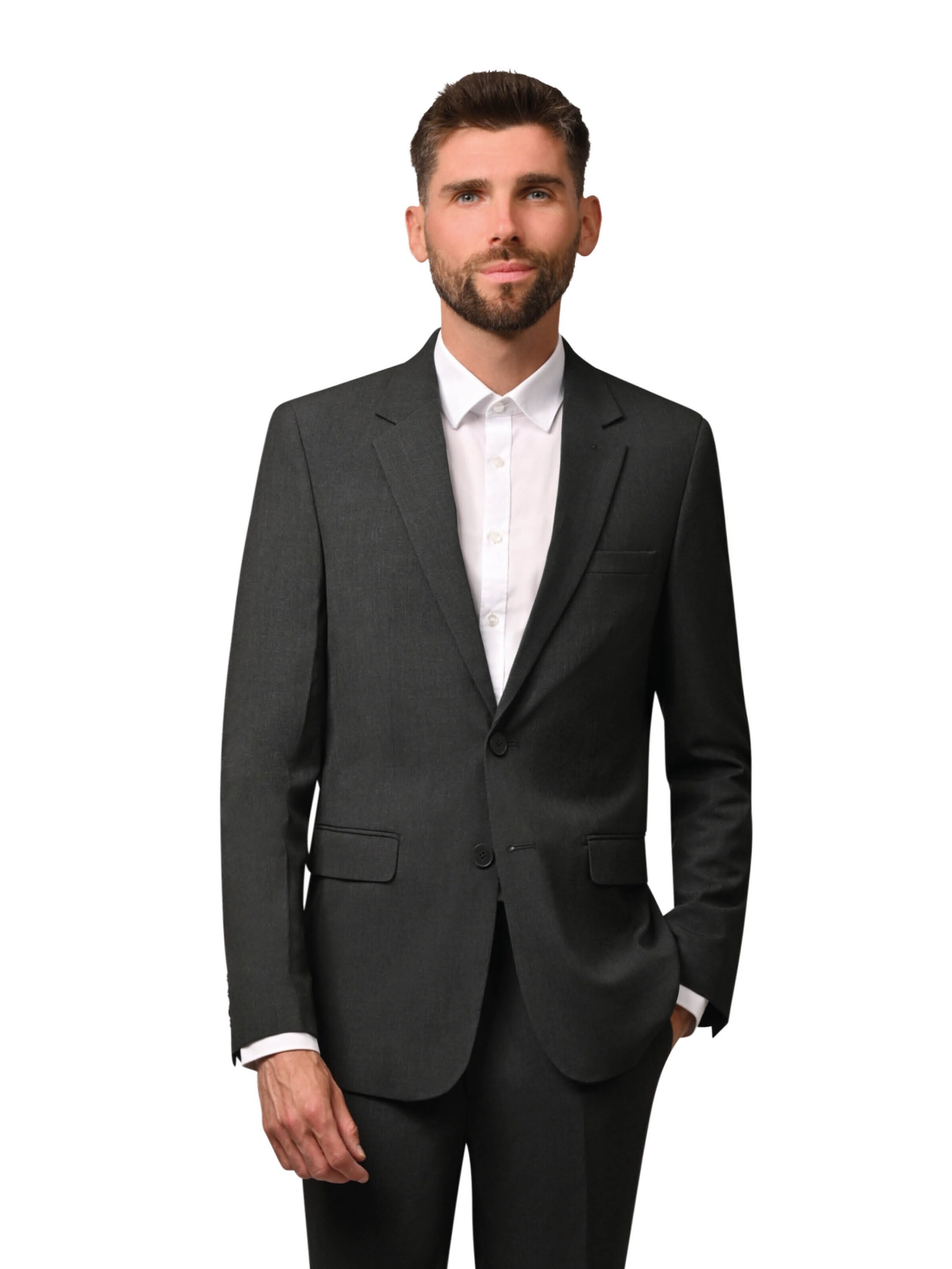 Hirschthal Slim fit Suit in Grey