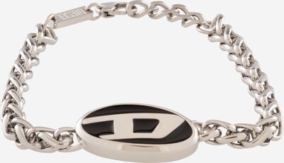 DIESEL Bracelet en noir / argent, Vue avec produit