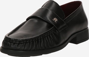 TOMMY HILFIGER Mokasini | črna barva: sprednja stran